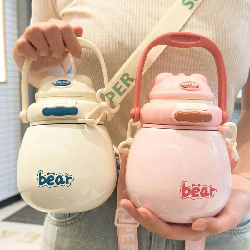 【小扬哥推荐】保温杯大肚杯学生上学专用高颜值大容量可爱便携式