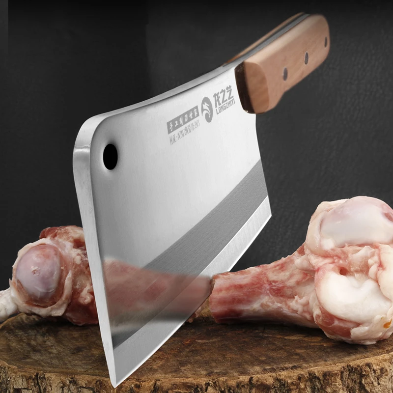 龙之艺砍骨刀家用斩骨刀加厚剁骨刀饭店重型砍刀砍骨头的专用刀具