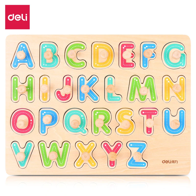 得力74309字母认知板(混)活动角小学数学角学具教具演示器认知