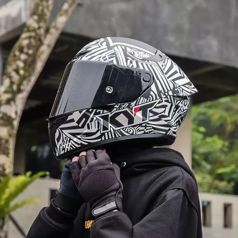 KYT  TTC摩托车头盔男女四季通用机车防雾全盔