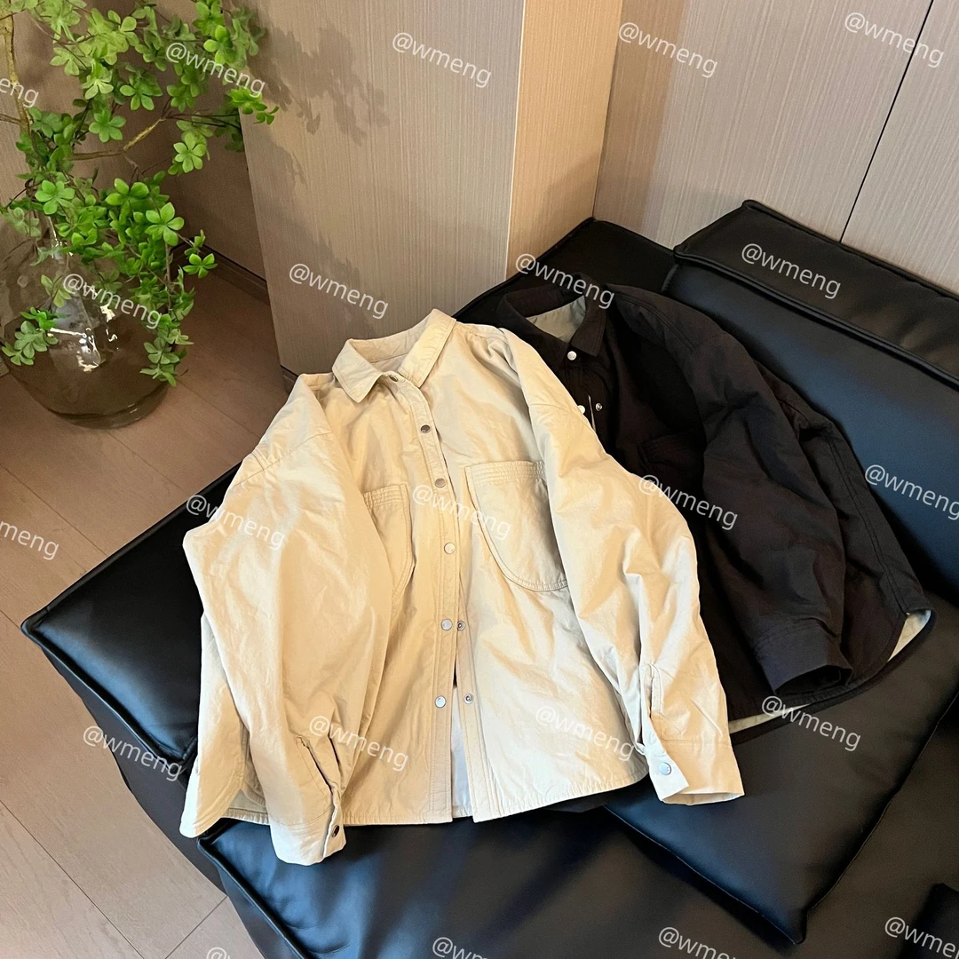 WMeng.【衬衣款棉服】小众设计师款净版棉服