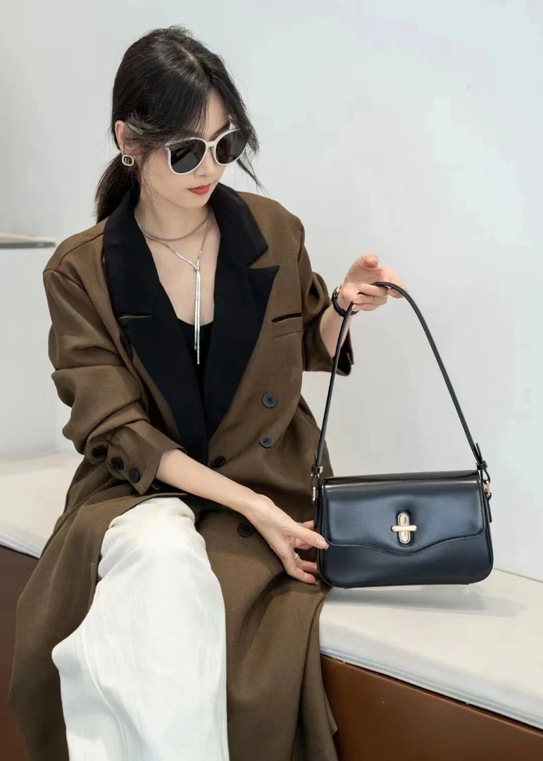 F341-F370 时尚轻奢气质百搭优雅设计师真皮手提斜挎包
