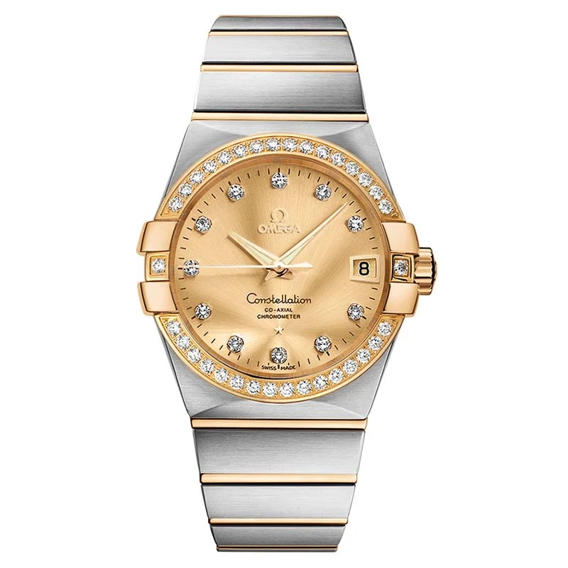 95新 Omega/欧米茄 星座/自动机械/38mm男表123.25.38.21.58.001