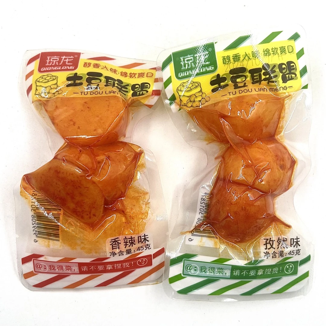 土豆联盟迷你烤土豆开袋即食休闲小零食香辣麻辣孜然多口味马铃薯