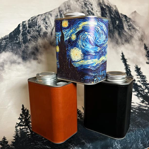 【咖啡豆罐】便携密封罐 咖啡豆储存罐 马口铁皮革手工户外创意