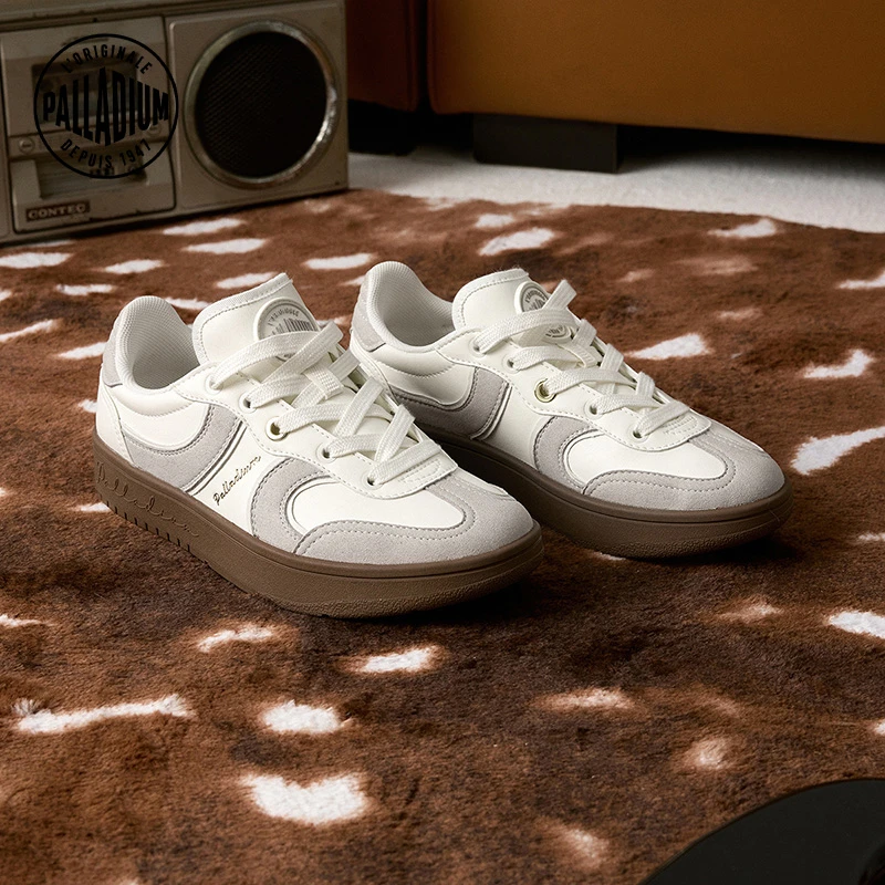 帕拉丁冬季女款休闲鞋时尚潮流低帮圆头板鞋99493