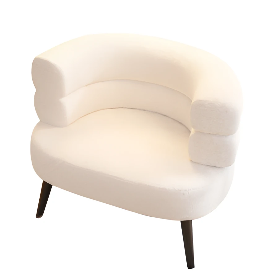 懒人沙发椅网红卧室化妆椅简约现代客厅单人沙发梳妆椅