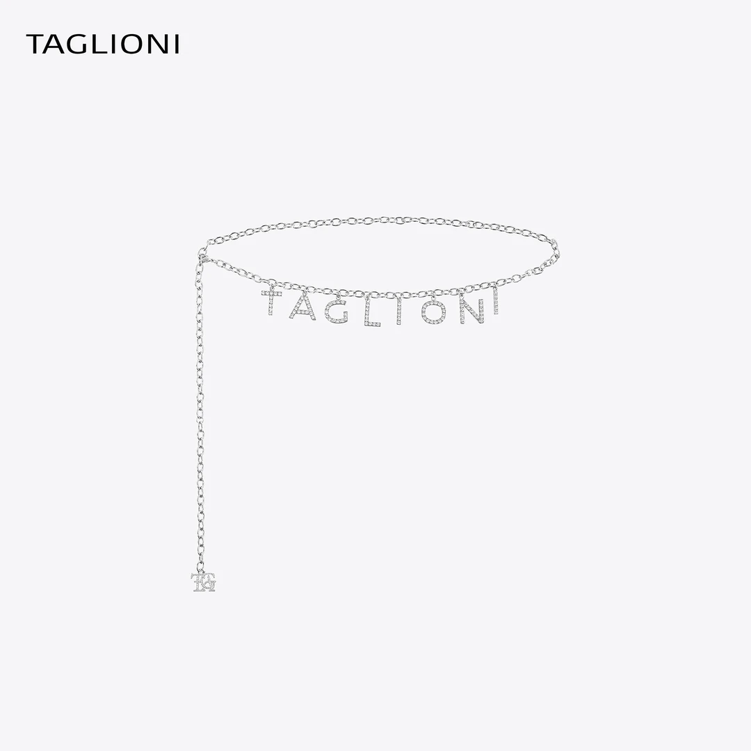 TAGLIONI女士时尚简约设计师款O型腰链（TAF240002）