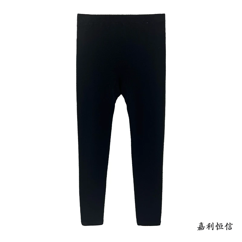 【匠心工艺】光腿神器柔软贴身无缝保暖女式纯山羊绒打底裤