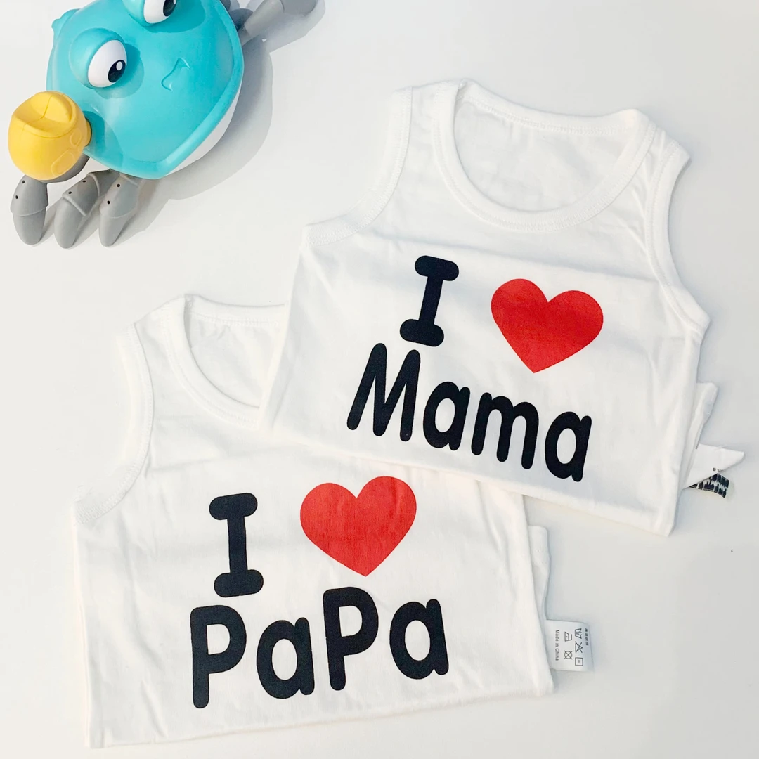 背心儿童儿童背心婴儿宝宝夏季印花无袖卡通婴儿宝宝夏季印花无袖