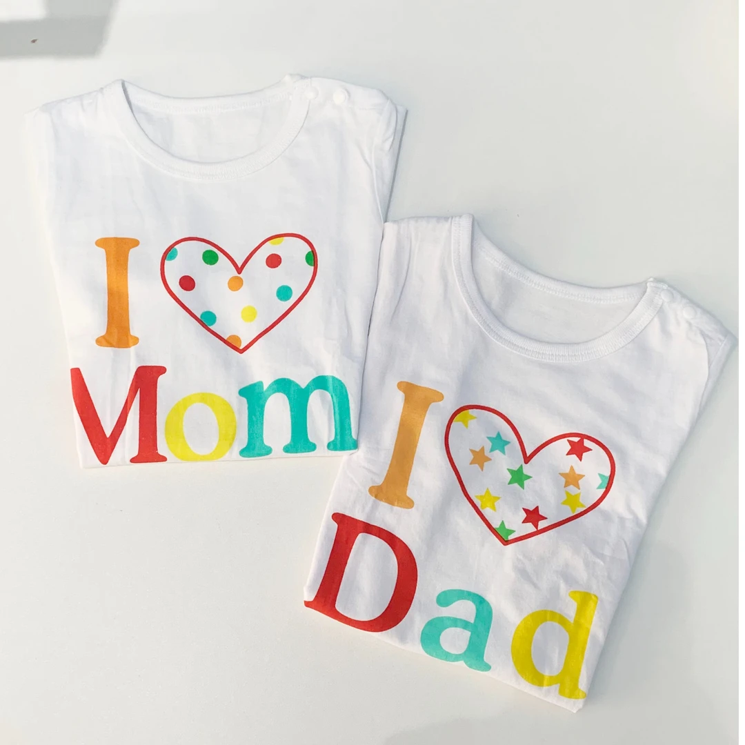 儿童t恤上衣女童宝宝夏季印花圆领儿童t恤上衣女童宝宝夏季印花