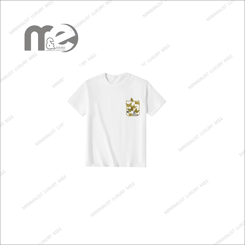 M&E 2024新款休闲时尚百搭 定制重磅T恤G31050