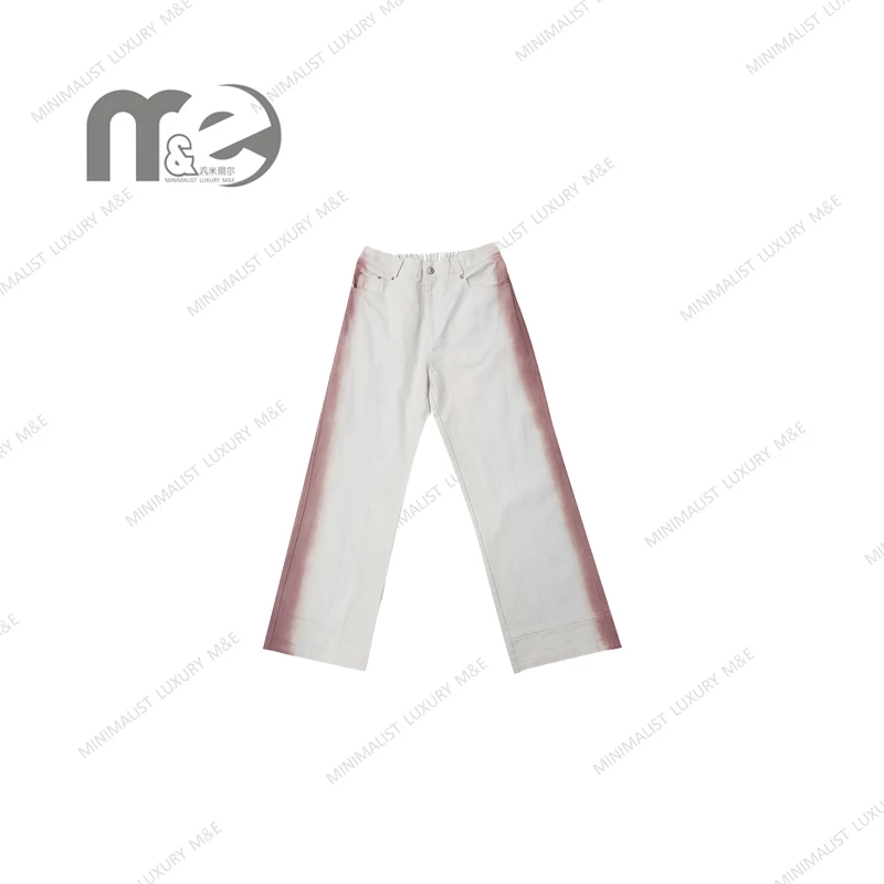 M&E 2024春季高腰时尚休闲设计师长裤轻奢女款G34042（4）