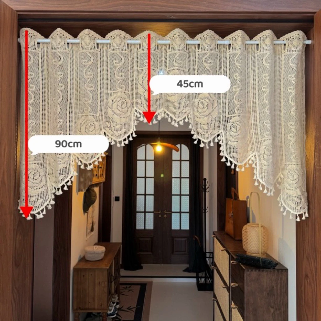 拱形玫瑰花帘（不带杆）米色