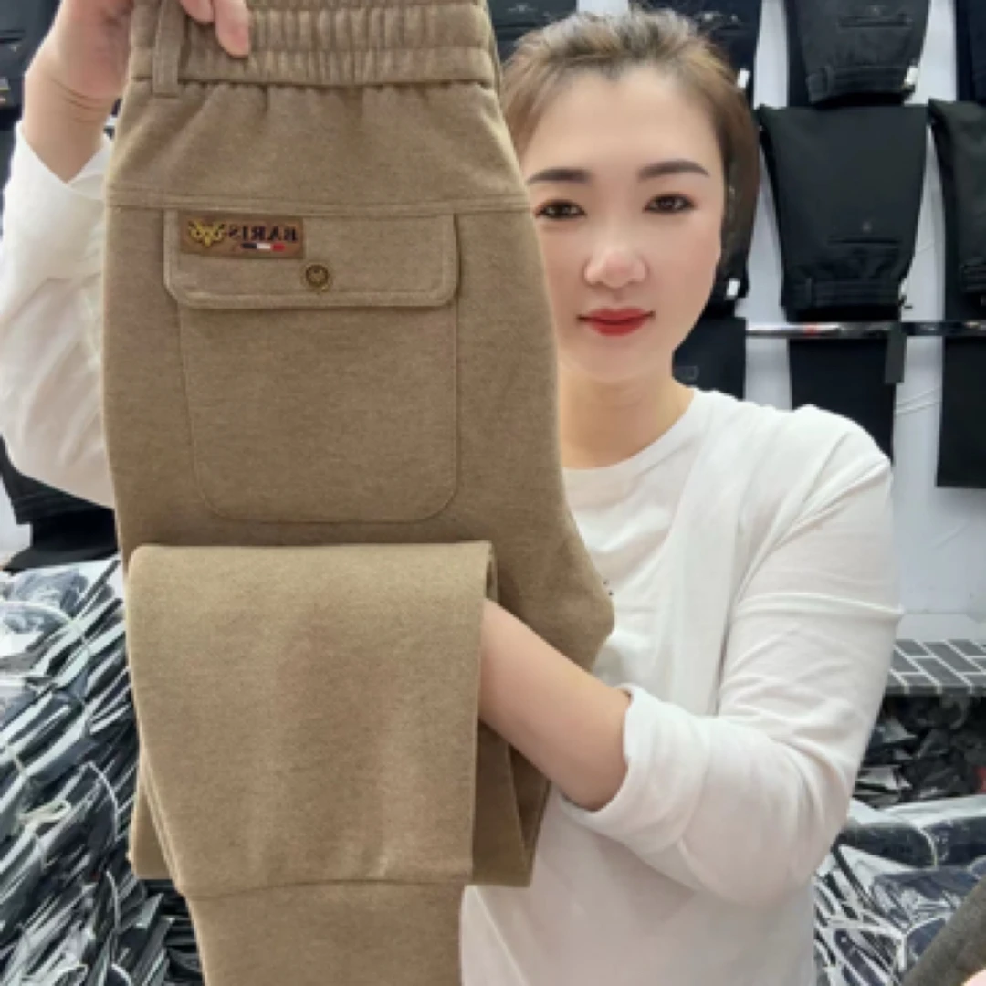 男士秋冬休闲加厚防风休闲裤2478