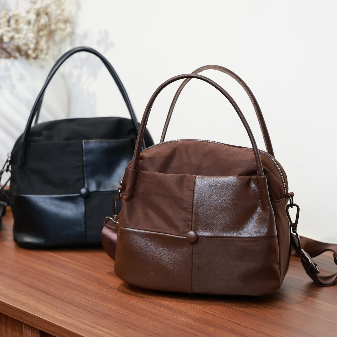 MILIAN2025新款春夏简约休闲拼色盒子包女手提单肩斜跨包潮流百搭