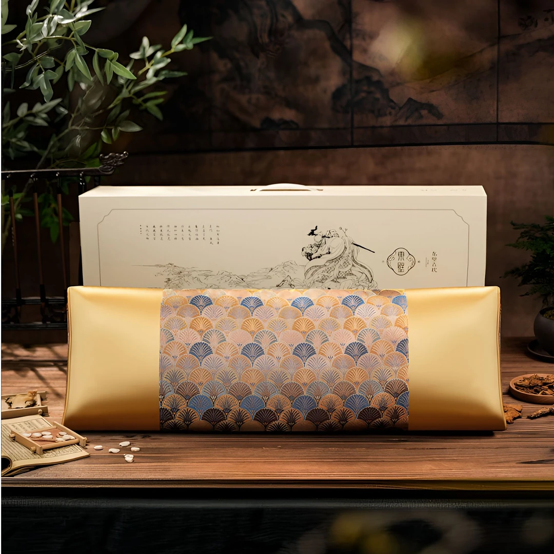 东壁古枕【祥和君子款】轻奢高档商务礼送长辈护颈助眠草本荞麦枕头