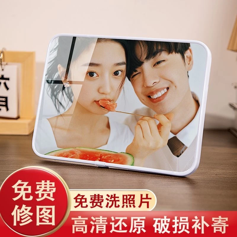 包边水晶新款摆台定制宝宝儿童相框高级创意设计升级时尚卡通