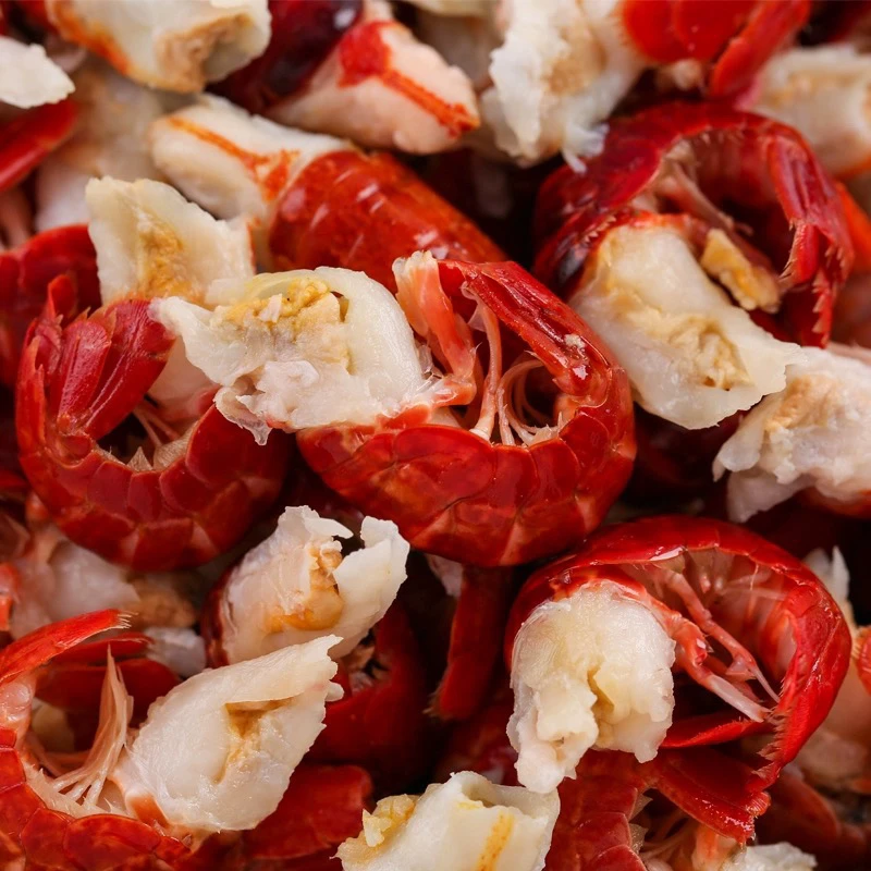 单冻大一级无龙虾尾无冰衣 120粒/斤  3/5斤装