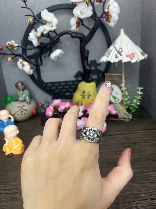 925银戒指 小郑家纯银戒指33