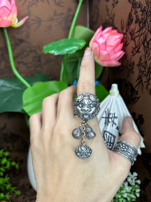 925银戒指 小郑家纯银戒指