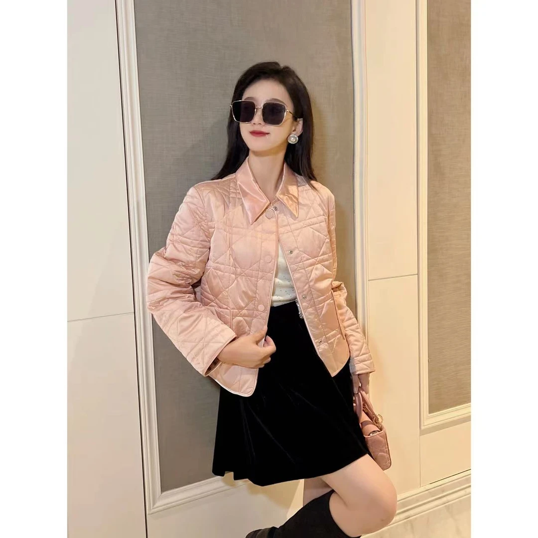 W·HAHA【迪迪棉服】法式短款小方领棉衣外套-77028