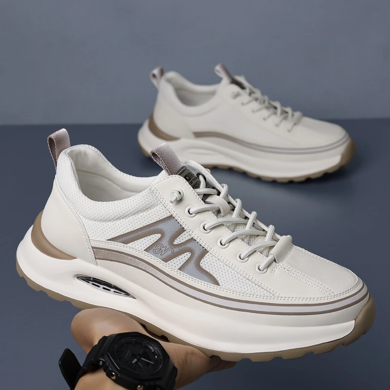 新款男士百搭春夏季透气时尚休闲鞋韩版软底运动休闲跑步男鞋