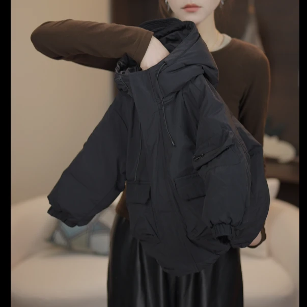 【兔小呗】男女童连帽90白鸭绒羽绒服冬季外套羽绒服SJ4824