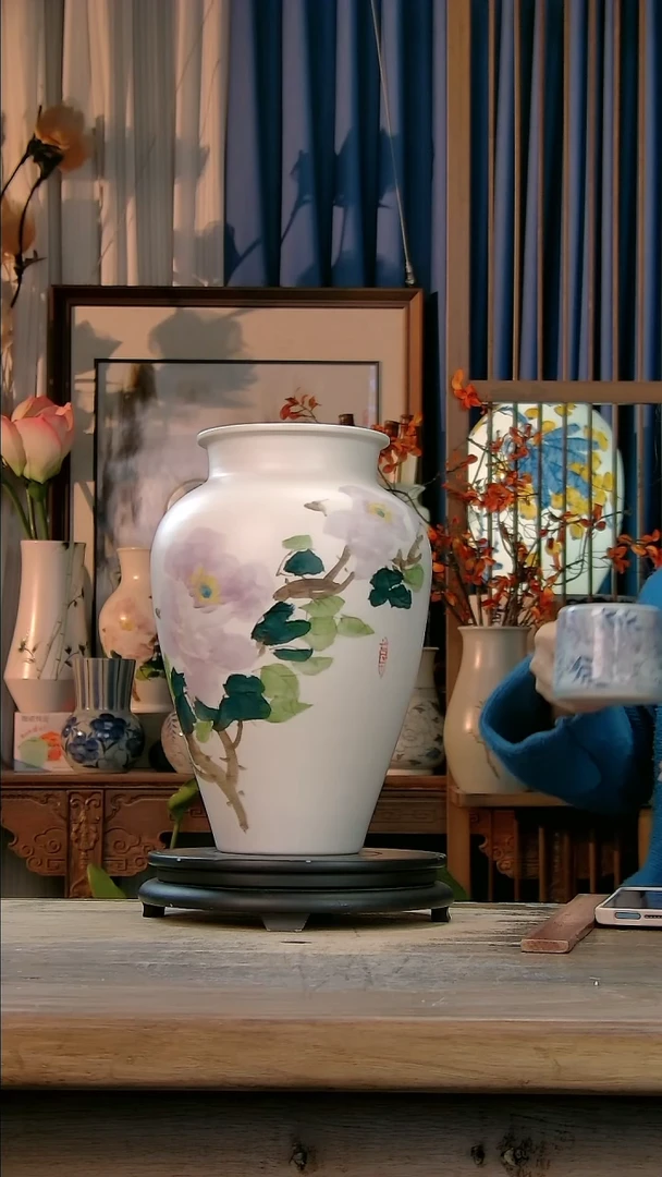 【闪购商品】瓶景德镇创意纯手工手绘精品花瓶