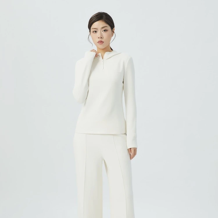AMASS/阿玛施简约气质丘比特休闲百搭连帽长袖修身卫衣女5300662