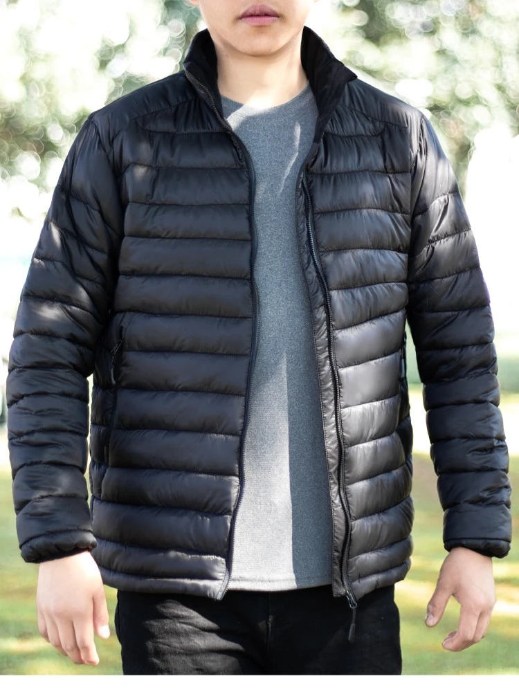 【清仓】男金p填充超轻保暖内层穿搭防风防水秋冬户外轻便棉服男