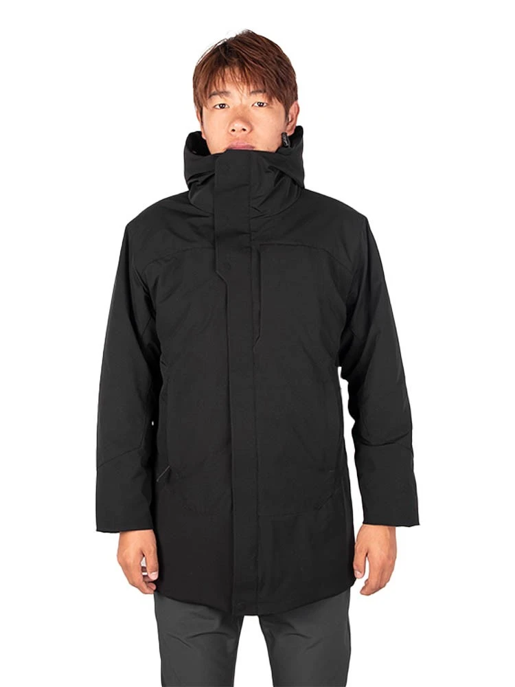 133g重磅金p户外防风保暖中长款棉服男派克服男
