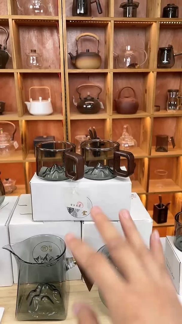 【闪购商品】乌木类2烟灰观山把手杯1111111