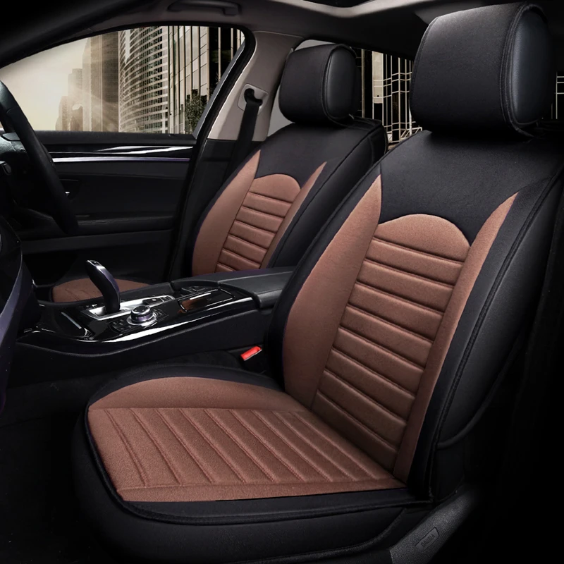 丰田致炫花冠雷凌双擎卡罗拉威驰SF夏季亚麻全包座套布艺汽车坐垫