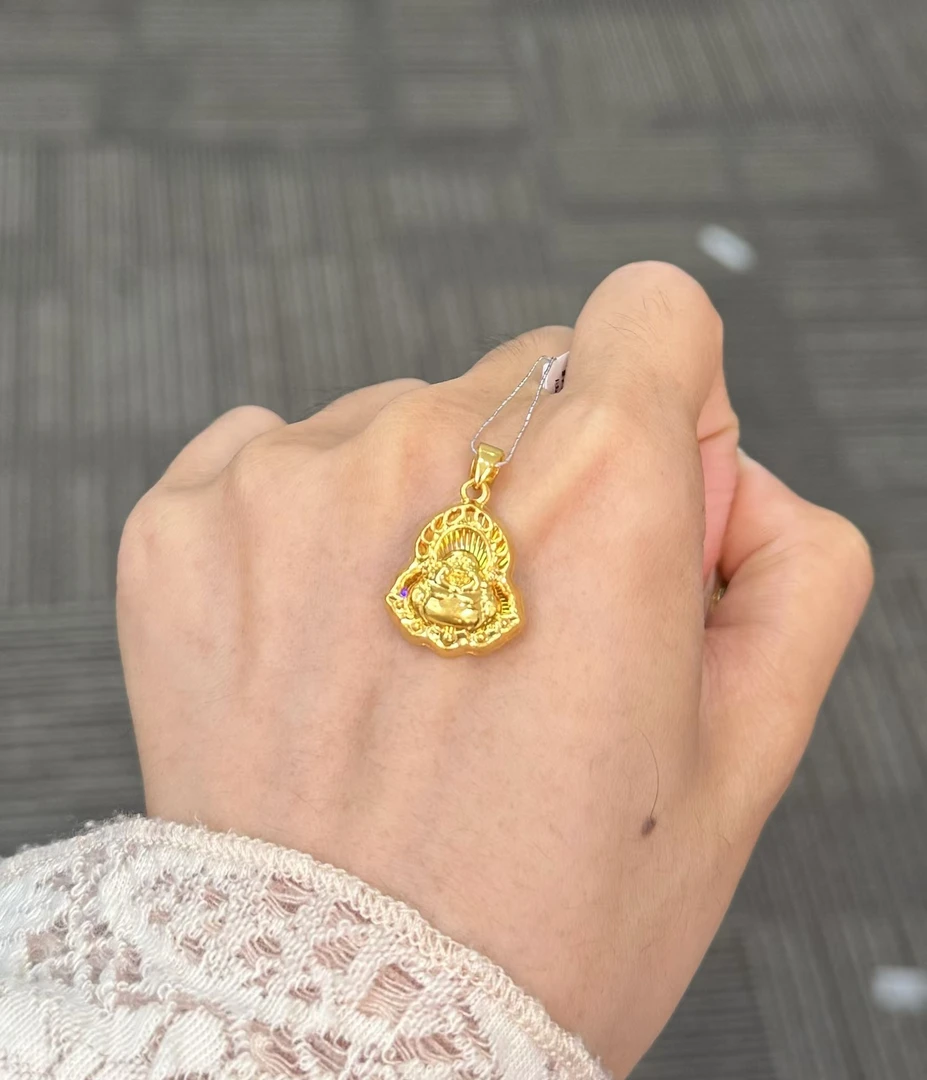 2.16粉丝节y足金999 炫彩火焰佛2.85