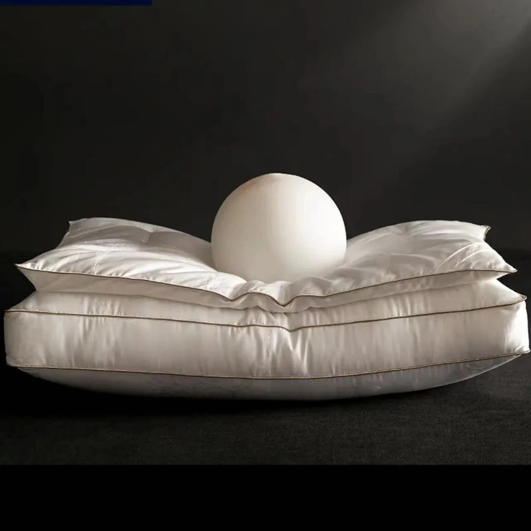 【枕芯单只装】卧室大提花蚕丝美颜枕芯