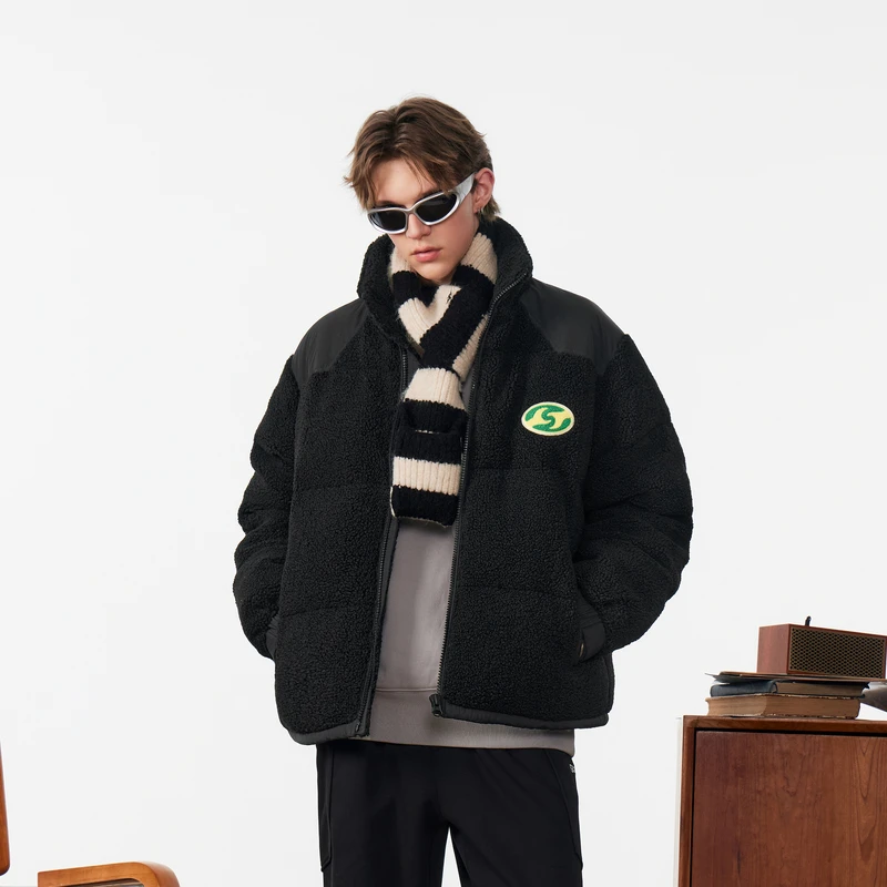 【INXX】Standby潮牌仿羊羔绒运动风羽绒服男女同款XME4151447