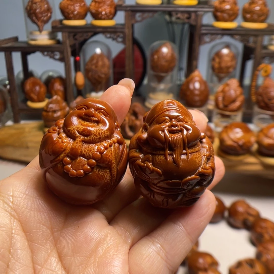 橄榄核吊坠吴****技财迷一对偏远不包邮