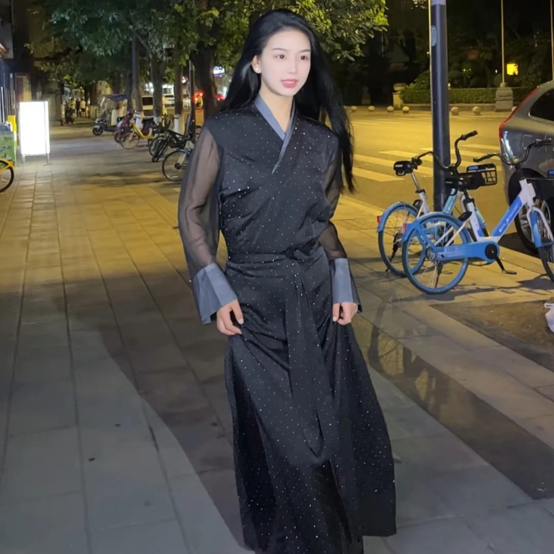 2024新款西藏服女士西藏服礼服款博拉裙