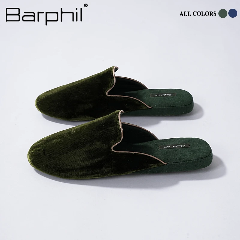 BARPHILBarphil秋冬爆款2025室内家居包头时尚新中式气质棉拖鞋