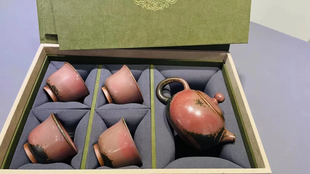 钧瓷茶器套装高温耐热功夫茶具家用泡茶壶套装