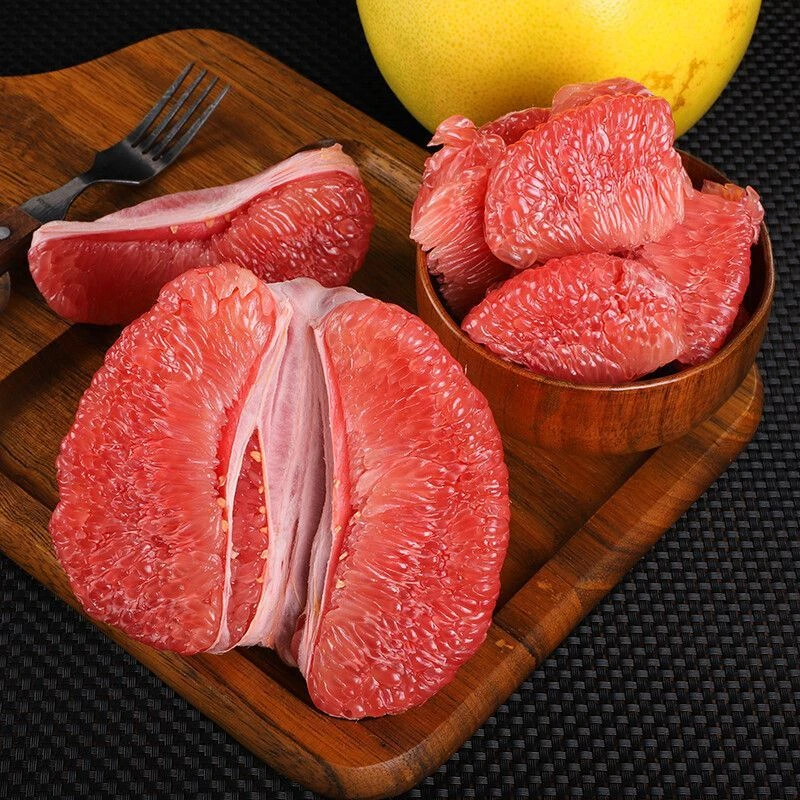 柚子现摘现发福建红心新鲜当季琯溪蜜柚5斤红肉三红柚整箱跨境