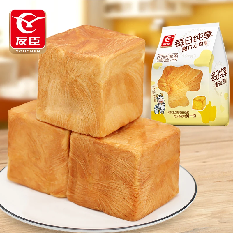 魔方吐司手撕奶香味早餐面包拉丝吐司营养糕点便携