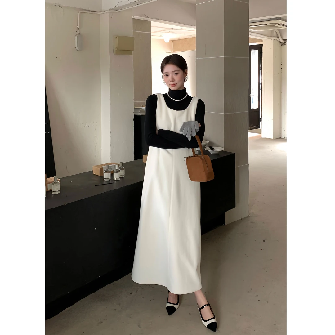 清 DH OFFICIAL 大花【国民初恋】气质复古显瘦背心裙女装连衣裙