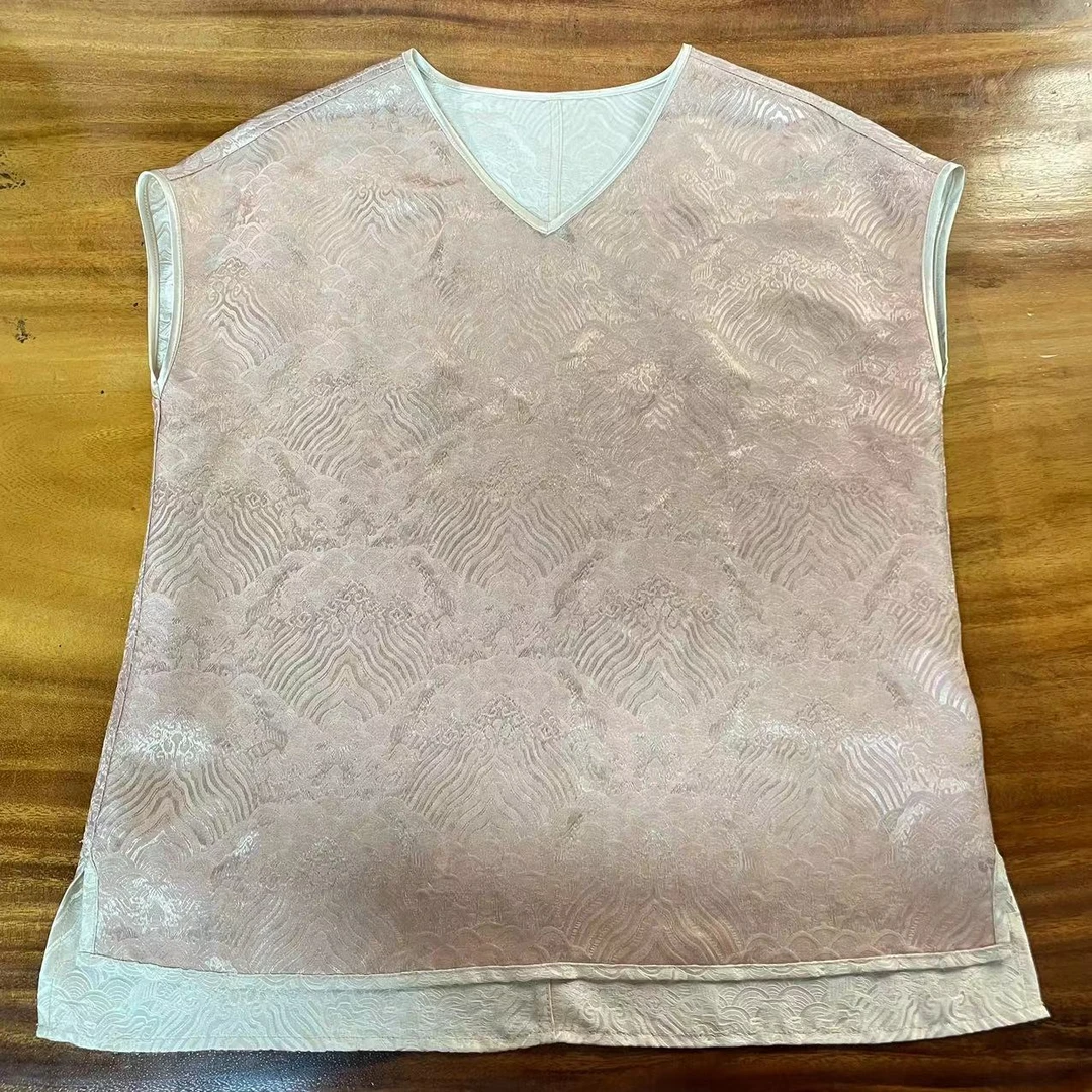 雅姿锦季末清货【粉颜】双面穿时尚百搭轻奢上衣国风6611121