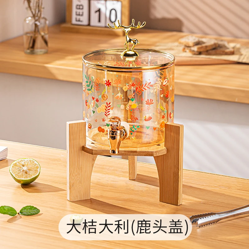 【大桔大利】高颜值INS风高硼派对饮料桶啤酒桶冰桶酒桶配木底座