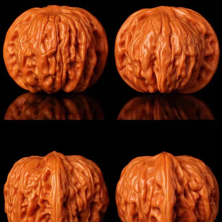 涞水文玩核桃麻核桃手把件手念核桃