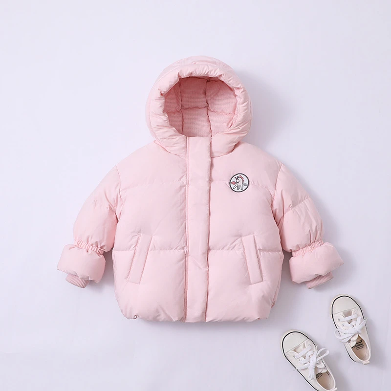 21104女宝宝羽绒服中长款加厚中小童2022冬季新款1-3-6-8岁外套