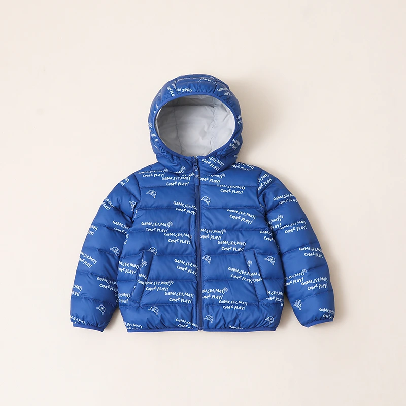 宝宝羽绒服轻薄款2024冬季新款男童羽绒服中小女童短款外套1A666