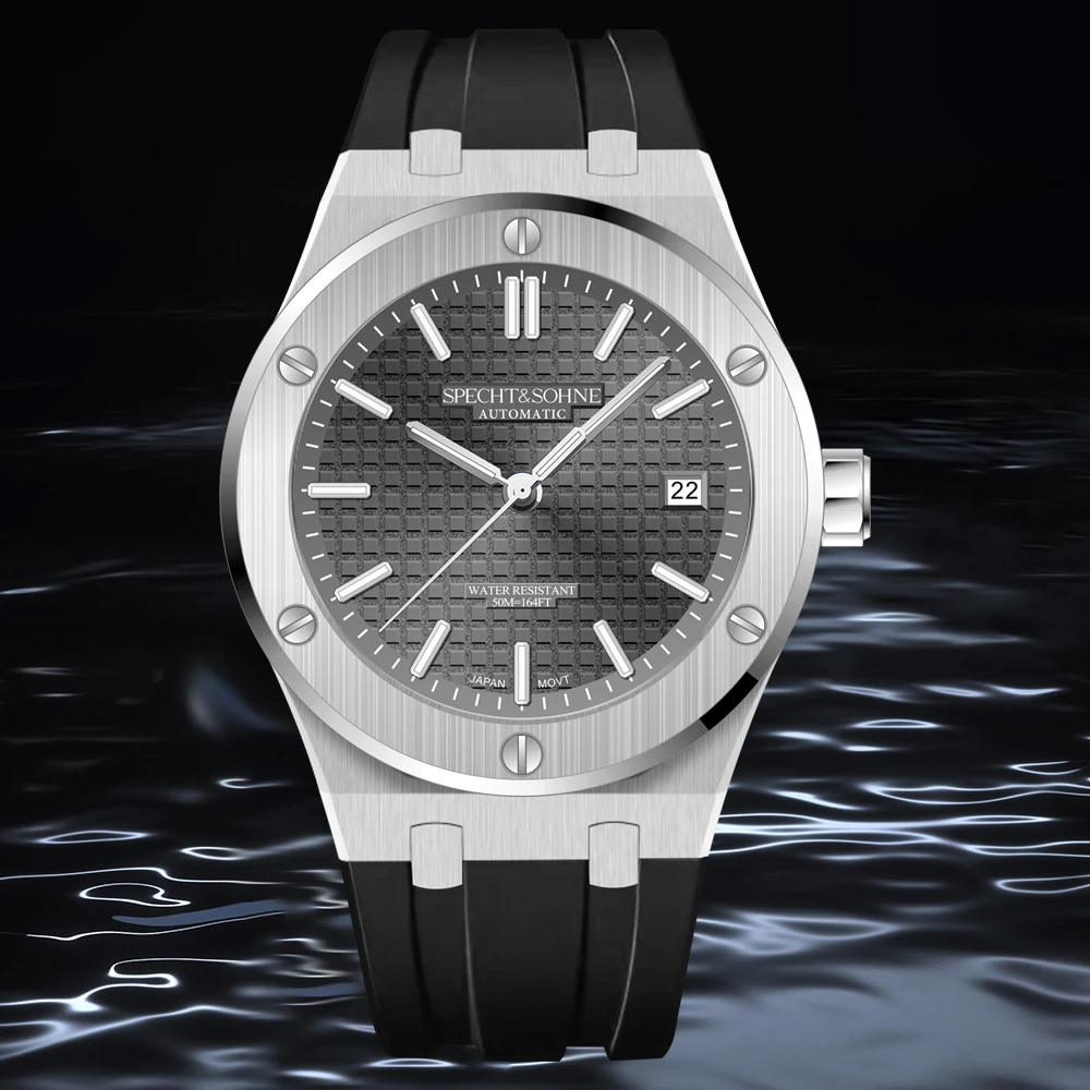 SPECHT&SOHNE新款皇家橡树全自动机械腕表高品质高颜值防水运动表
